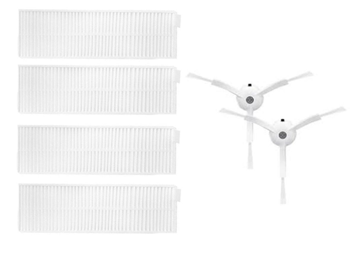 Xiaomi Vacuum Mop 2in1 Essential (MJSTG1) Robot Süpürge Uyumlu  6'lı Yedek Parça Seti